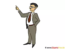 Clipart Mann im Anzug