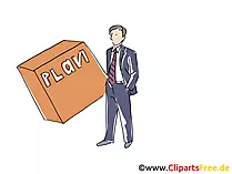Führungskraft Clipart, Grafik, Bild, Cartoon