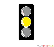 Gelbe Ampel Clipart