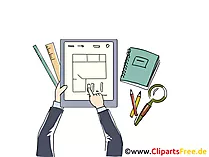 Grunsriss Immobilie Clipart, Grafik, Bild, Cartoon