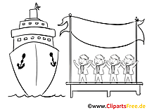 Hafen Clipart, Bild, Zeichnung, Cartoon gratis