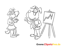 Immobilienberatung Clipart, Bild, Zeichnung, Cartoon