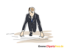 Karriere Clipart, Grafik, Bild, Cartoon