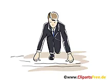 Karriere Clipart, Grafik, Bild, Cartoon