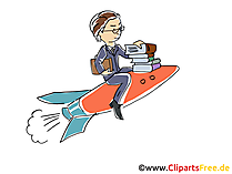 Karriere machen Bild, Cartoon, Clipart