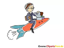 Karriere machen Bild, Cartoon, Clipart