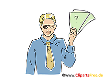 Kaufmann Clipart, Bild, Cartoon, Grafik