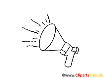 Lautsprecher Clipart, Bild, Zeichnung, Cartoon