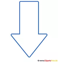 Pfeil Unten Button