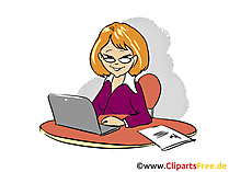 TV Moderator Clipart, Bild, Cartoon, Illustration