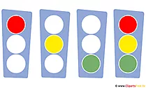 Verkehrsampeln Cliparts