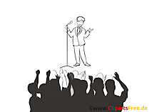 Vorstellung Bild, Clipart, Grafik, Cartoon, Illustration