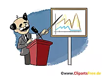Vortrag Bild, Clipart, Grafik, Cartoon, Illustration