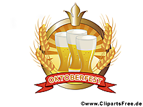 Mga inuming beer sa Oktoberfest clip art, mga larawan, mga guhit