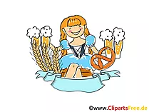 Oktoberfest in Munich Clipart, Image, Graphic, Illustration, Comic, Cartoon free