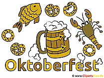 Ilustracje akcji Oktoberfest