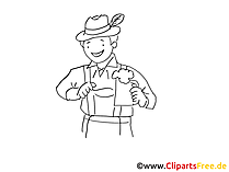 Trachten Clipart, Cartoon, Illustration, Grafik gratis