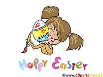 Bilder zu Ostern für Basteln im Kindergarten und in der Vorschule