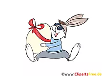 Clipart kostenlos Ostern, Osterhase, Osterei