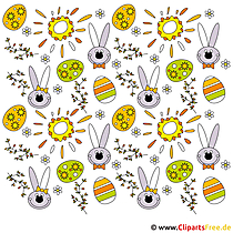 Cliparts zu Ostern gratis