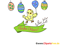 Froehliche Ostern Grusskarte