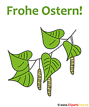 Frohe Ostern Clipart