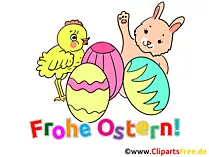 Glueckwunschkarte zu Ostern online senden