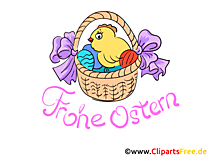 Grusskarte Frohe Ostern kostenlos