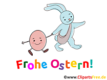 Grusskarte zu Ostern, Osterkarte