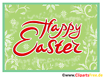 Froehliche Ostern Grusskarte
