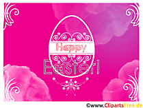 Frohe Ostern Grusskarte