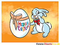 Frohe Ostern lustige Grusskarte