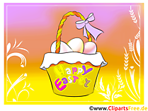 Glueckwunschkarte Froehliche Ostern