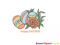 Ostereier Grusskarte, eCard, Glueckwunsch