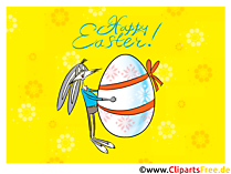 Osterkarte Frohe Ostern