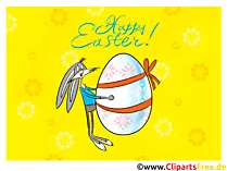 Osterkarte Frohe Ostern