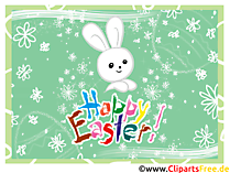 Osterkarte mit Osterhase online versenden