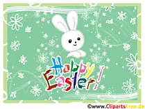Osterkarte mit Osterhase online versenden