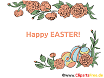 Osterkarten Happy Easter