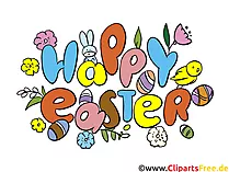 Happy Easter Clip Art, eCard, Image, Picture