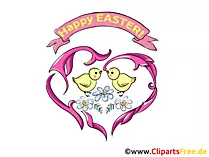 Happy Easter Grusskarte gratis