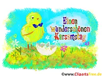 Ostergruesse und Oster E Cards zum Karsamstag