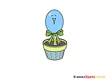 Clipart drôle de Pâques gratuitement