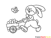 Malvorlage Osterhase