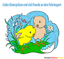 Oster Sprüche illustriert