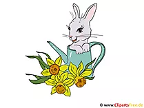 Osterbilder mit Osterhasen