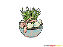 Osterdeko basteln mit unseren Bildern-Vorlagen