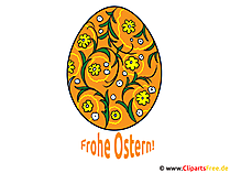 Osterdeko selber machen mithilfe von Clipart-Bildern