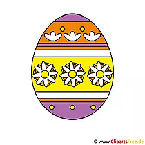 Clipart de huevo de Pascua