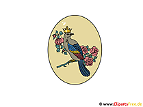 Osterei dekoriert Bild - Clipart